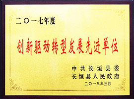 創(chuàng)新驅(qū)動轉(zhuǎn)型發(fā)展先進(jìn)單位