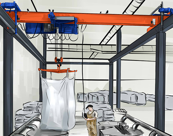 新式電動(dòng)單梁行車