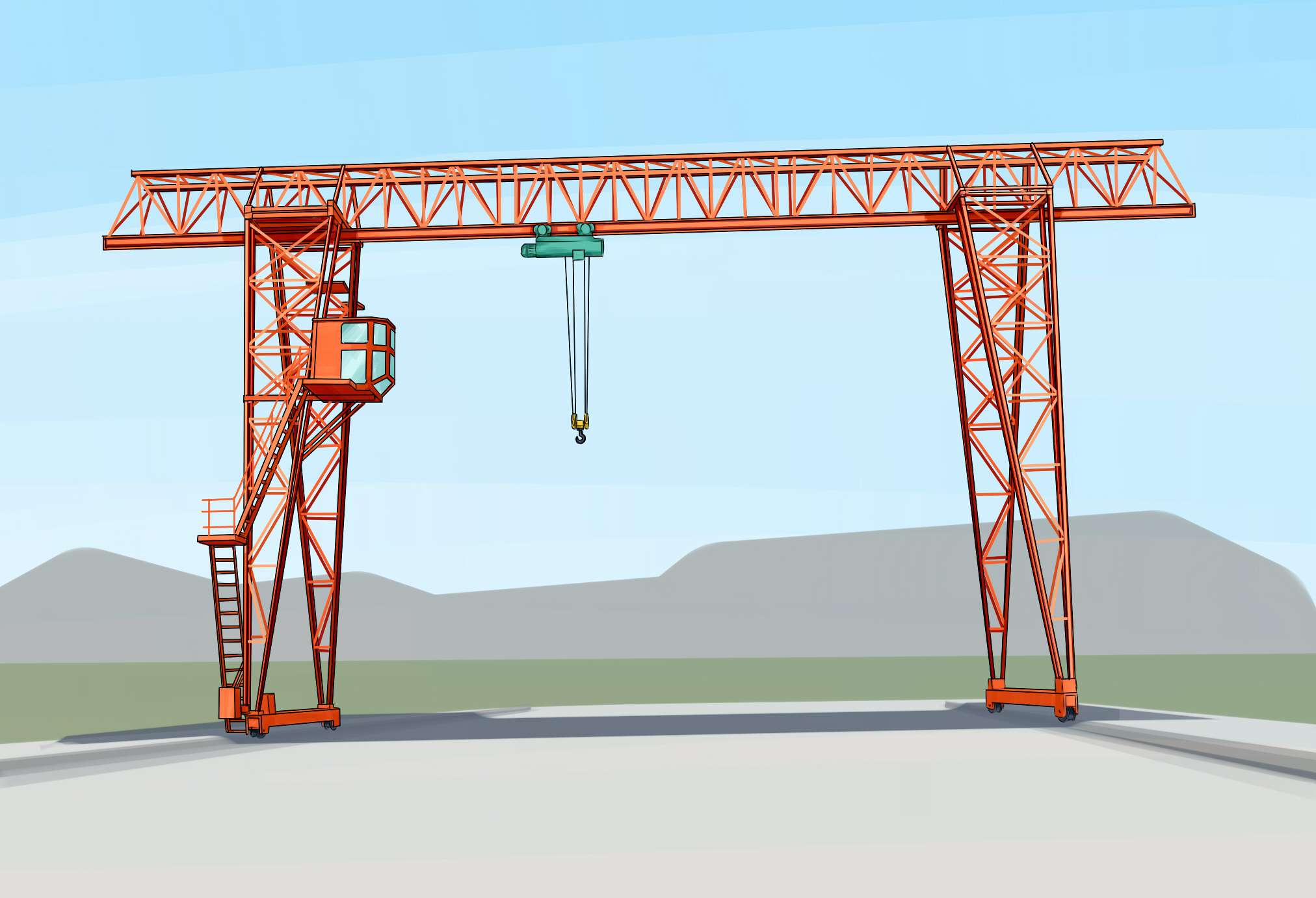 電動(dòng)葫蘆龍門(mén)吊