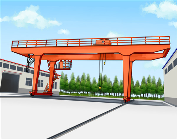 U型雙梁吊鉤門式起重機(jī)