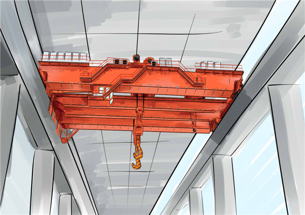 yz5-320噸吊鉤橋式鑄造起重機(jī)